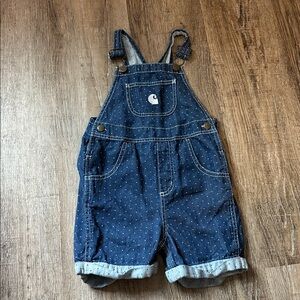 Carhartt Blue Denim Overalls